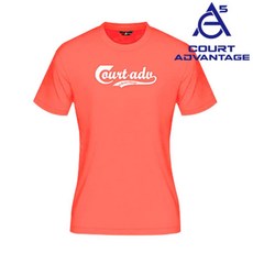 코트어드밴티지 8 연습복 여성 라운드 티셔츠 컬러 연출형
