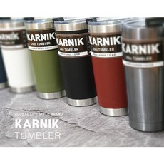 카르닉 이중 진공 스텐 텀블러, 화이트, 600ml, 1개