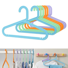 상큼발랄~ 레인보우 아이옷걸이 8p, 1세트, 8개, 혼합