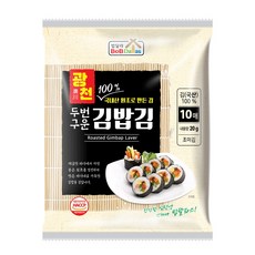 구운김밥김(10매)/1개 밥달라스 고소한 두번구운, 20g, 1개