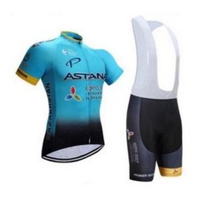ASTANA 2025新款車隊版自行車服，公路山地車短袖騎行服背帶褲套裝