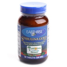 Earthrise 黃金螺旋藻 500 毫克片劑, 1個, 90入