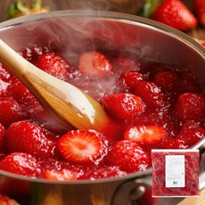 냉동 가당딸기 1kg 설탕20% 첨가, 4개