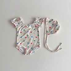 마이베베KC 인기셔링수영복(수영복+모자세트)*S(돌전후)~L(5~6y)*