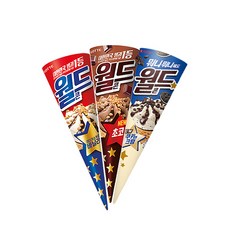 월드콘 아이스크림 3종 6개씩 총18개, 1세트, 2880ml