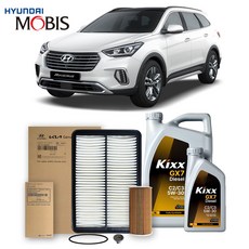 더뉴 맥스크루즈 2.2 디젤 (15-19년식) 킥스합성유+순정필터세트 5W30, 1개