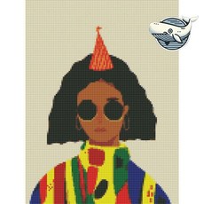 예술적인 보석십자수 파티 테마 장식용 액자 보석십자수 비즈공예 인테리어 액자 취미생활 해바라기 하모니아트 집들이 꽃 인물 풍경+동아상사Shop, 파티 타임