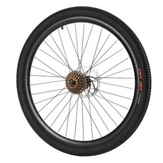 자전거 바퀴 교체 27.5인치 프론트 경량 전륜 타이어 휠셋, 20인치 뒷바퀴 (디스크 새타이어 베어링 7단 기어), 1개