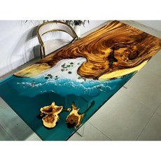 【環氧樹脂2029】大件專用750g河流桌膠，厚板專用水晶滴膠AB膠，耐黃易消泡, 1個