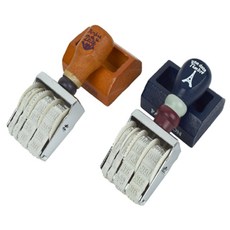 꿈꾸는비 원목 일월년도 날짜도장, 우드