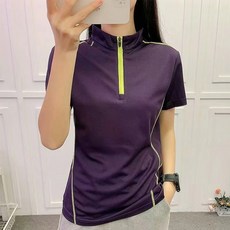 女款短袖運動上衣 - 高品質防曬排汗登山T恤 透氣速乾涼感運動衣