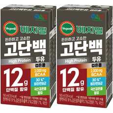 베지밀 고단백두유 검은콩 190ml x 24팩, 24개