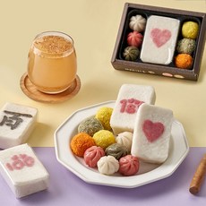 [떡보의하루 본사] 답례떡 식혜 답례떡세트1호 (하트) 전국150여개 매장 직접배달, 435g, 15개
