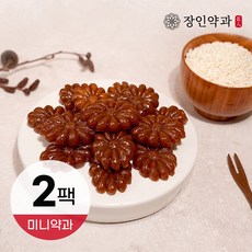 장인더 약과 쫀득말랑 수제 미니 한입 약과 300g, 2세트