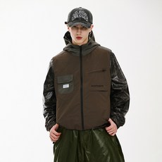 Active Trail Hooded Vest Dark Brown