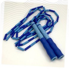 구슬줄넘기 블루 컬러 꼬임방지 실내운동 홈트레이닝 유산소 피트니스 다이어트 운동용품, 1개, 상세페이지 참조