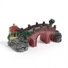 수족관 꾸미기 다리 장식 은신처 인조장식품, 1개