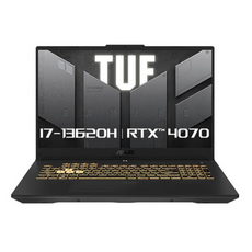 에이수스 2024 TUF 게이밍 F17 코어i7 인텔 13세대 지포스 RTX 4070, Mecha Gray, 512GB, 16GB, Free DOS, FX707VI-HX090
