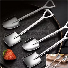 SKY9 삽모양 티스푼 디저트스푼, 삼각삽