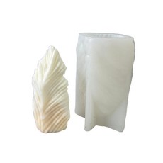 3D 산호 모양 실리콘 캔들 곰팡이 곰팡이 촛불을위한 다기능 크리스탈 수지 금형 자연 비누 공예품, 작은, 1개