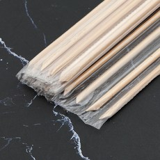 프리미엄 위생 우드스틱 개별포장 네일아트, 20개, 내츄럴