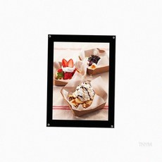 자석부착식 포스터액자 A2용 개폐형액자, 세로형/양면테이프