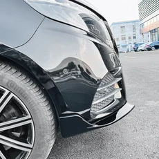 튜닝 범퍼수입차 호환 수입차 호환 V 클래스 W447 V260 AMG 라인 스포일러 스크래치 보호대 자동차 액세서, 02 Glossy Black