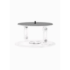 360度可旋轉投影儀支架放置臺，家用壁掛免打孔桌麵置物架托盤，台灣出貨, 1個, 投影儀支架T01-白色