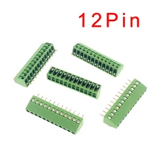 5/10pcs KF128 2.54mm PCB 미니 나사 고정 터미널 블록 커넥터 와이어 2P 10P, 01 5PCS, 11 12Pin
