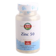 KAL 鈣鋅膳食補充錠, 60顆, 1罐