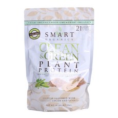 Smart Organics 清潔綠色植物蛋白, 1個, 819克