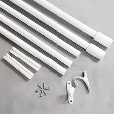 까르데코 25파이 커튼봉 15자+뉴후사고리2개, 커튼봉15자+뉴후사고리세트