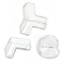 透明防撞護角 球形防撞角 寶寶防護器 桌角防護墊 安全防撞, F, 1個