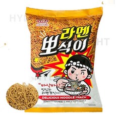 라멘 뽀식이 100g 단품 라면땅 에낙 뿌셔뿌셔 세계과자점 군것질, 1개