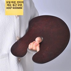 수채화 플레이트 원목 파레트 1. 팔레트 미대생 유화, 1개, 30x40 중형 허리형, 기본 색상