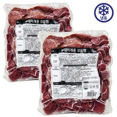 CJ 씨푸드 부대찌개용 모둠햄, 1kg, 2개