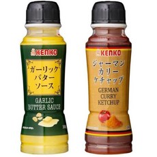 일본 켄코 마요네즈 마늘버터소스 205g 독일식 카레 케첩 240g 세트, 1개