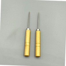 원목 손잡이 가죽 송곳 공예용 diy 패브릭 펀칭 타공 얇은 바늘 diy송곳 펀칭송곳 패브릭송곳