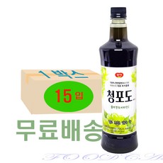 청포도 베이스(Box) 970mlx15입, 14.55L, 1개