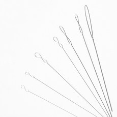 트위스트비즈바늘 꽈배기비즈 비드바늘, 1개