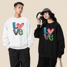 FONOW 남녀공용 심플 소프트 커플룩 스탠다드핏 맨투맨