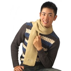 SNOW TRAVEL AR-14 POLARTEC 美國進口透氣保暖圍巾 輕巧舒適 多功能用途, 駝色, 1個