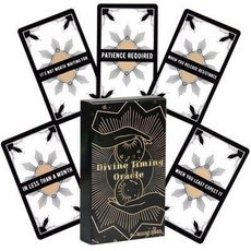 女巫卡塔牌屋 - 10X6cm 時輪聖諭卡 字卡 桌遊 卡牌遊戲 英文桌遊 占卜 Divine Timing Orac, 1個
