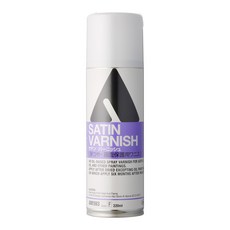 홀베인 스프레이 반광 사틴 바니쉬 220ml 유화보조제 아크릴물감보조제 AM593