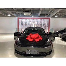 巨匠工廠汽車4s店展廳布置展車裝飾新車大紅花交車儀式用品提車蝴蝶結, C款  組裝, 1個