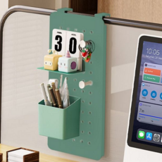 철제 타공판 작은 벽걸이 정리대 타공판 주방 사무실 데스크