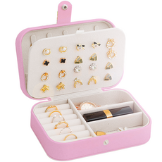 라모네트 여행용 생활방수 악세사리 보관함, 1개, 핑크