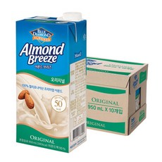 블루다이아몬드 아몬드 브리즈 오리지널 950ml 10팩, 10개