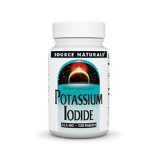Source Naturals 요오드화 칼륨 32.5mg - 120정, Source Naturals 요오드화 칼륨, 32.5m, 1