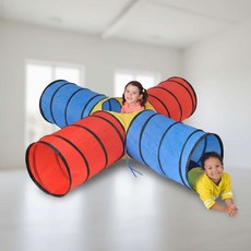 어린이선물 체육교구 십자 터널놀이 48x190 어린이 어린이집 놀이교구 실내 아이선물